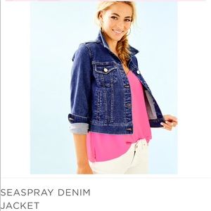 Lilly Pulitzer denim Jacket